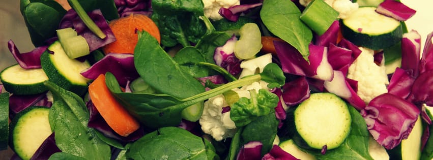 energie van detox met salade